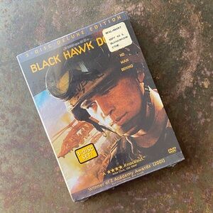 Black Hawk Down 3-Disc Deluxe Edition DVD. Released June 2003. *SEALED*